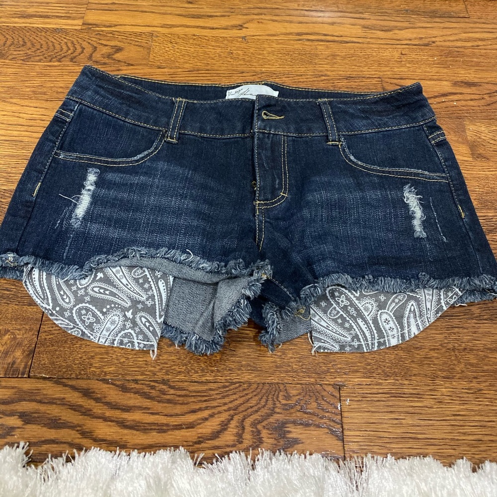Vintage havana jean shorts size L